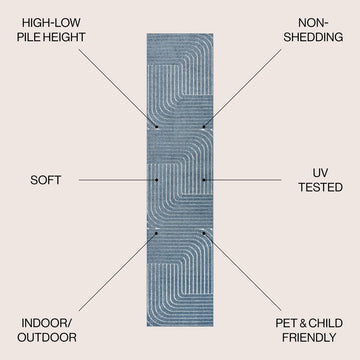 Odense Minimalist Angle Geometric Area Rug